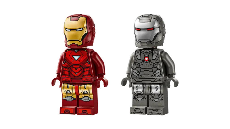 Lego Super Heroes 76320 Iron Man in War Machine proti dronom Hammer