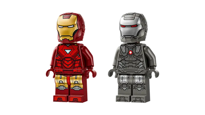 Lego Super Heroes 76320 Iron Man in War Machine proti dronom Hammer