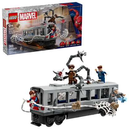 Lego Super Heroes 76321 Spider-Man proti Doc Ocku, prizor na podzemnem vlaku