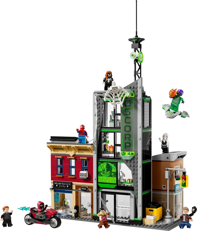 Lego Super Heroes 76324 Spider-Man proti Oscorp