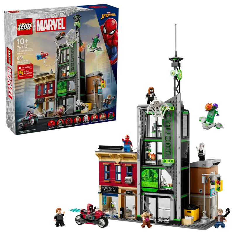 Lego Super Heroes 76324 Spider-Man proti Oscorp
