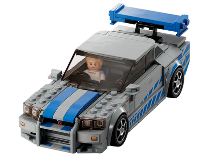 Lego Speed Champions 76917 2 Fast 2 Furious Nissan Skyline GT-R (R34)