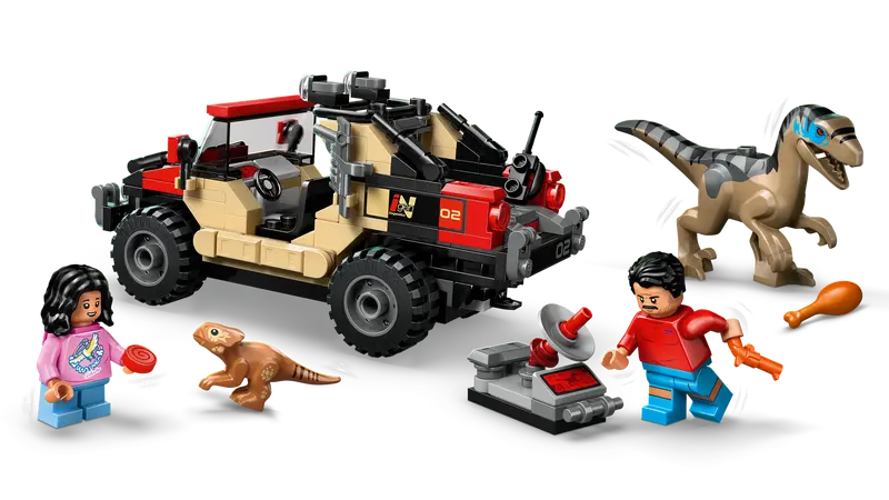 Lego Jurassic World 76972 Terenski pobeg pred raptorko