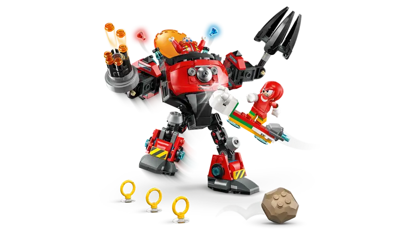 LEGO Sonic 77005 Knuckles vs robotski oklep Dr. Eggman Egg Crusher