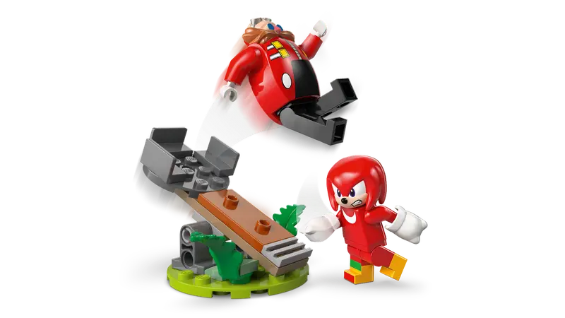 LEGO Sonic 77005 Knuckles vs robotski oklep Dr. Eggman Egg Crusher