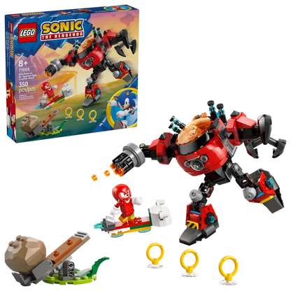 LEGO Sonic 77005 Knuckles vs robotski oklep Dr. Eggman Egg Crusher