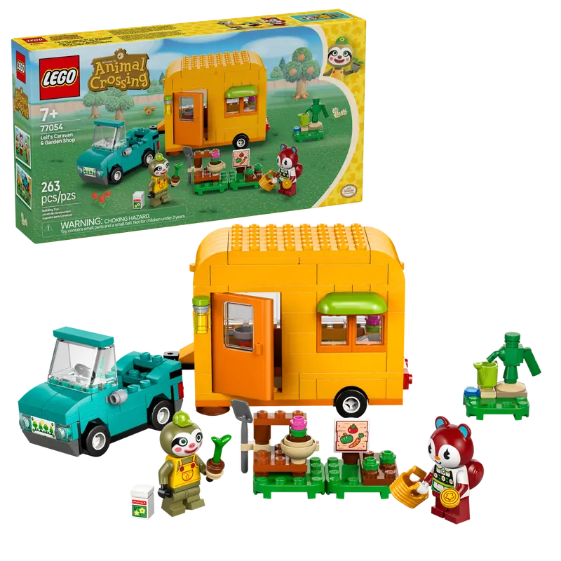 LEGO Animal Crossing 77054 Leif s svojo prikolico in vrtnarsko trgovino