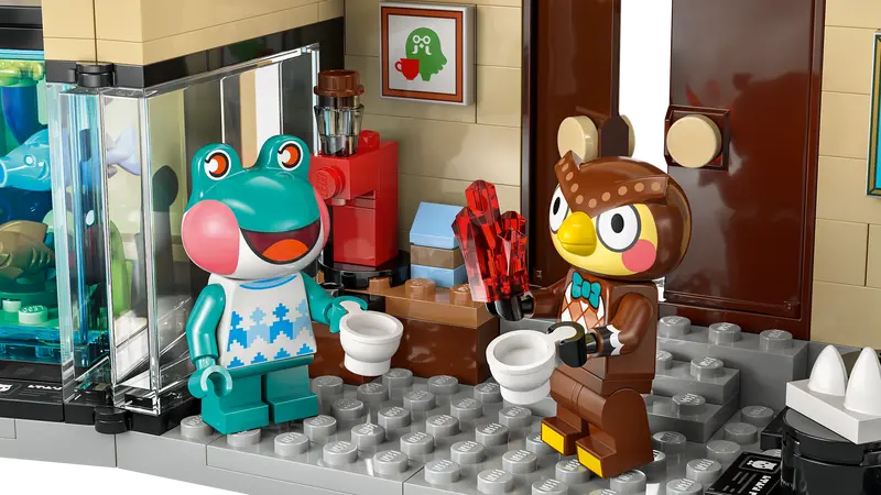 LEGO Animal Crossing  77056 Sovir Blathers in njegova muzejska zbirka