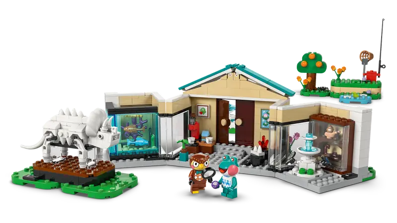 LEGO Animal Crossing  77056 Sovir Blathers in njegova muzejska zbirka