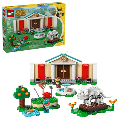 LEGO Animal Crossing  77056 Sovir Blathers in njegova muzejska zbirka