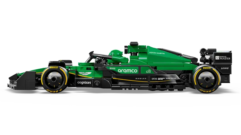 Lego Speed Champions 77245 Dirkalni avtomobil Aston Martin Aramco F1 AMR24