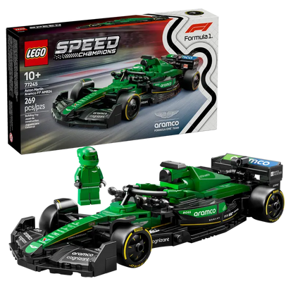 Lego Speed Champions 77245 Dirkalni avtomobil Aston Martin Aramco F1 AMR24
