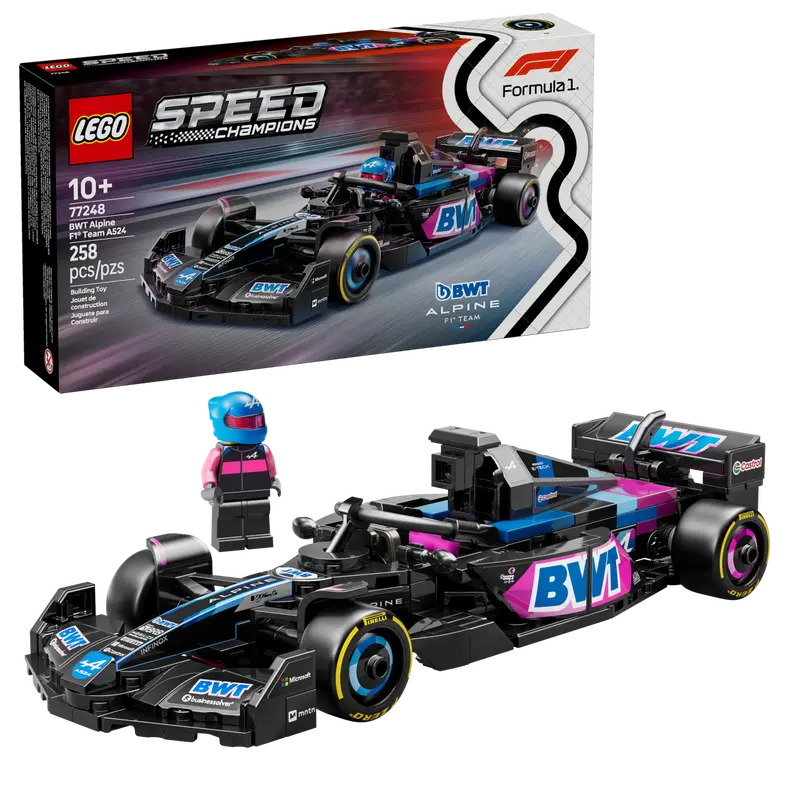 Lego Speed Champions 77248 Dirkalni avtomobil BWT Alpine F1 Team A524
