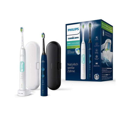 PHILIPS - Sonicare ProtectiveClean 5100 sonični električni zobni ščetki z dodatki 2 kos (HX6851/34) bela/modra