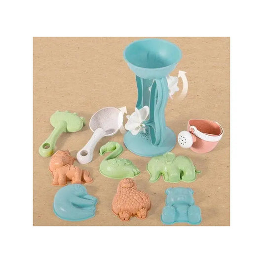 Beach Toys otroški 10-delni komplet bioplastičnih igrač za peskovnik - MiniPark