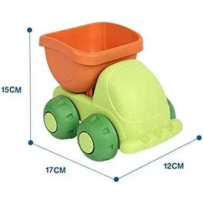 Beach Toys otroški 8-delni komplet igrač za igro v pesku iz biorazgradljive plastike - MiniPark