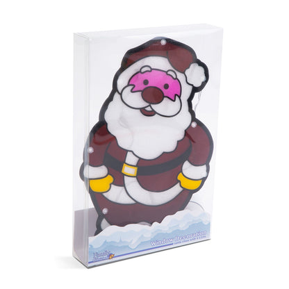 Božični LED PVC okenski dekor - Božiček - 27 x 17 cm - Osvetlitev