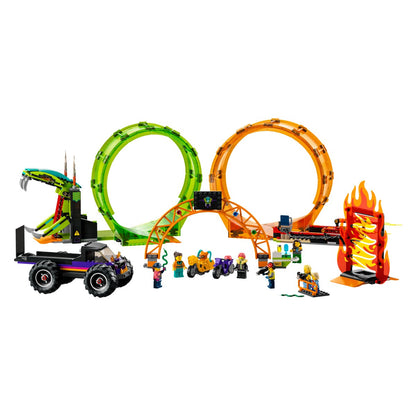 Lego City 60339 Dvojna kaskaderska zanka