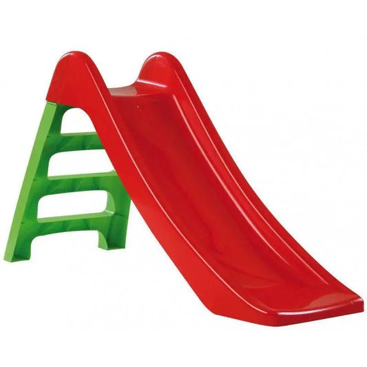 Dohany 428 tobogan za otroke (95 cm) rdeč/zelene stopnice z priklopom za vodo - Tobogani;