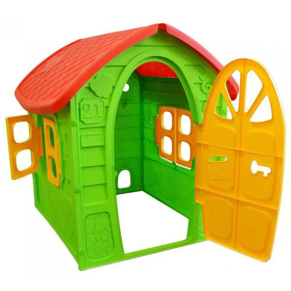 Dohany 5075 My First Play House vrtna otroška hiša zelena/rumena - MiniPark