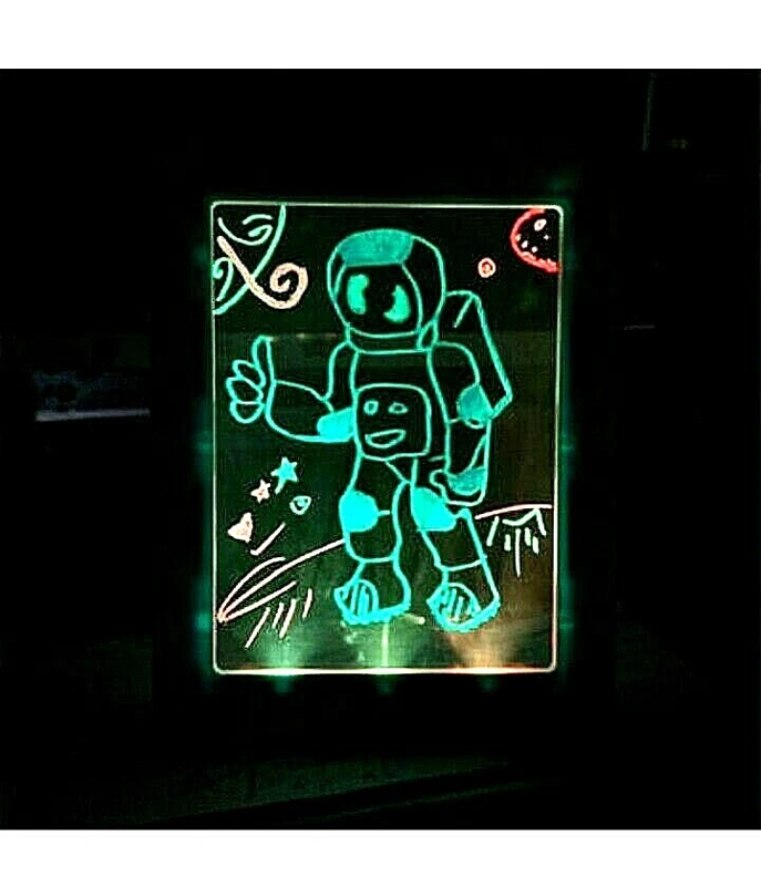 Interaktivna risalna tabla s NEON pisali - RGB učinki - Risalna tabla