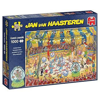 Jan van Haasteren: Cirkus akrobatov sestavljanka 1000 kosov (19089) - Sestavljanke
