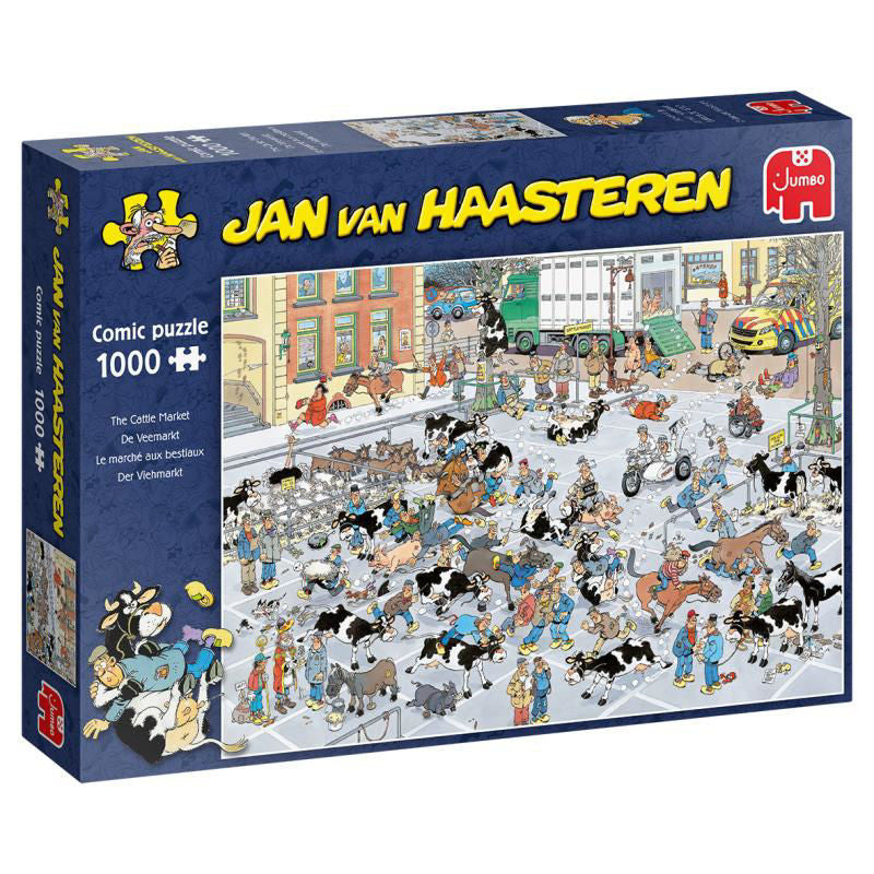 Jan van Haasteren: Goveji sejem sestavljanka 1000 kosov (19075) - Sestavljanke