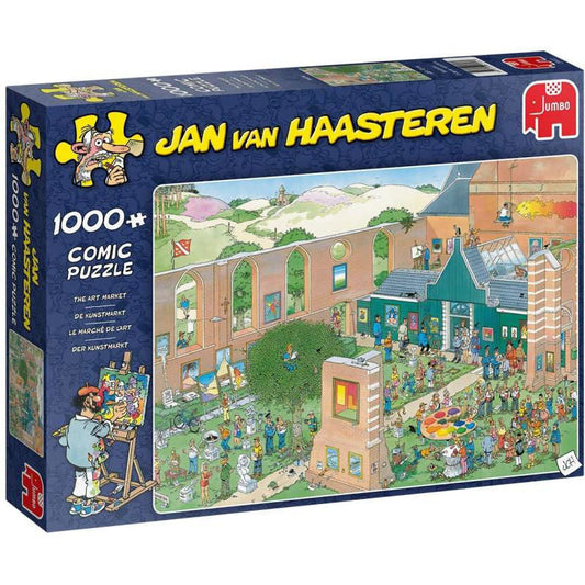 Jan van Haasteren: Umetniški sejem sestavljanka 1000 kosov (20022) - Sestavljanke