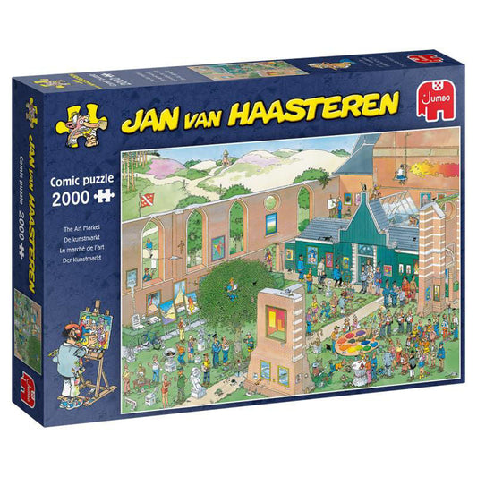 Jan van Haasteren: Umetniški sejem sestavljanka 2000 kosov (20023) - Sestavljanke