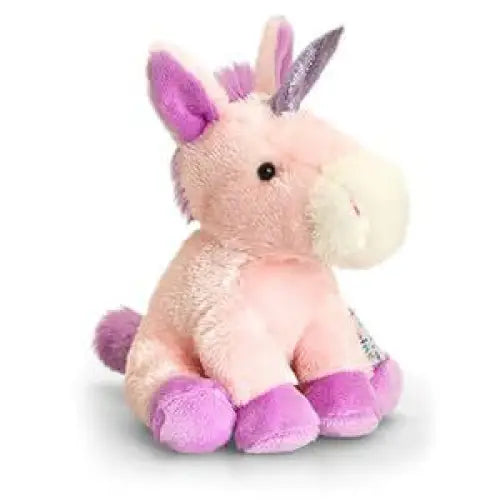 Keel Toys Pippins – Plišasti Roza Samorog (14 cm) - MiniPark