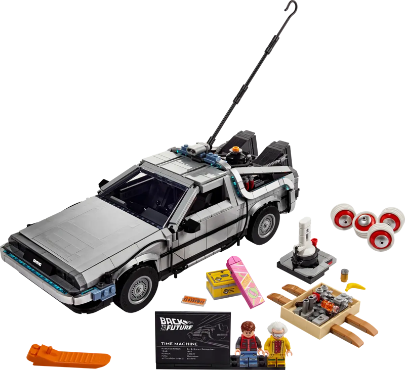 LEGO 10300 Icons: DeLorean DMC-12 Back to the Future Time avtomobil - Lego