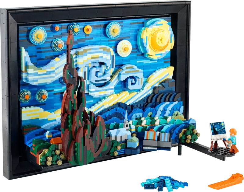 LEGO 21333 Ideas: Vincent van Gogh - Zvezdna noč - Lego