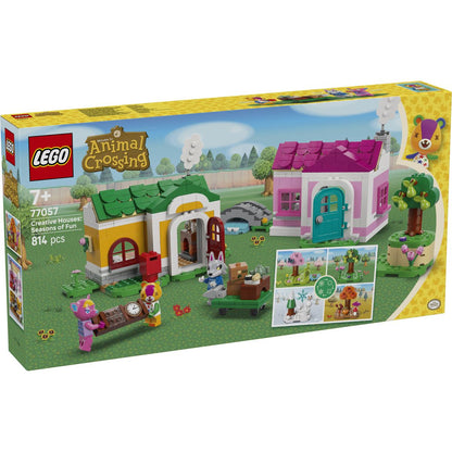 LEGO Animal Crossing  77057 Ustvarjalne hiše: zabava z letnimi časi
