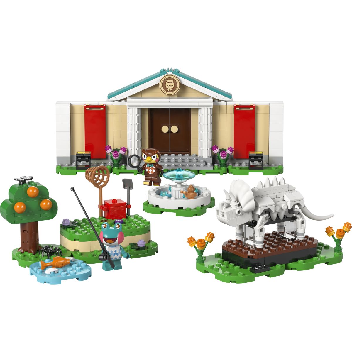 LEGO Animal Crossing  77056 Sovir Blathers in njegova muzejska zbirka