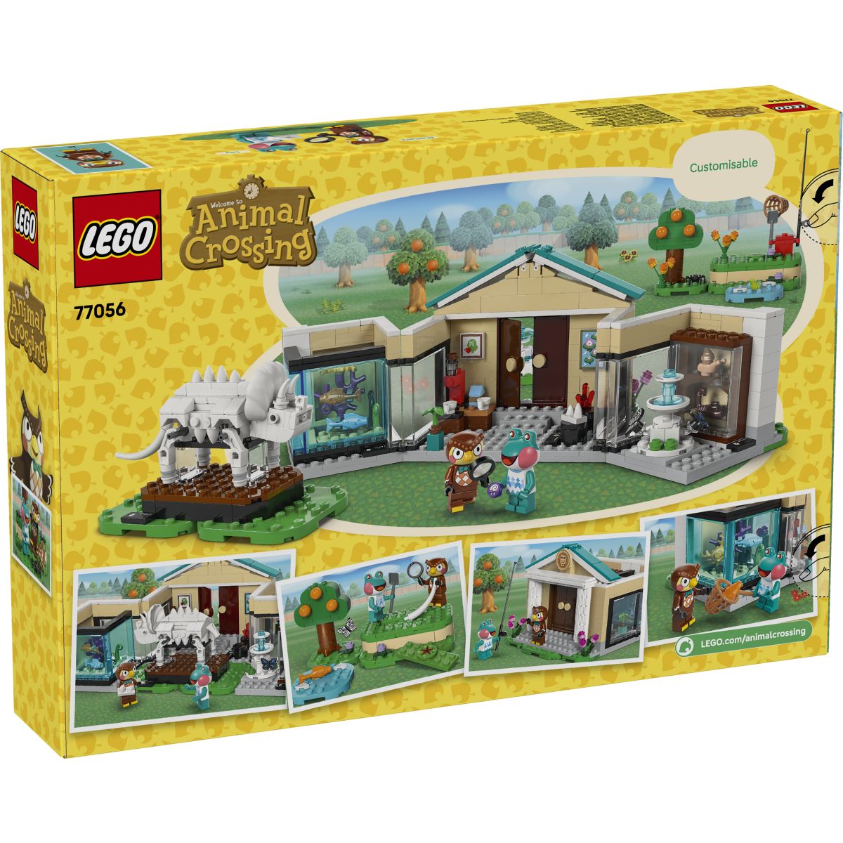 LEGO Animal Crossing  77056 Sovir Blathers in njegova muzejska zbirka