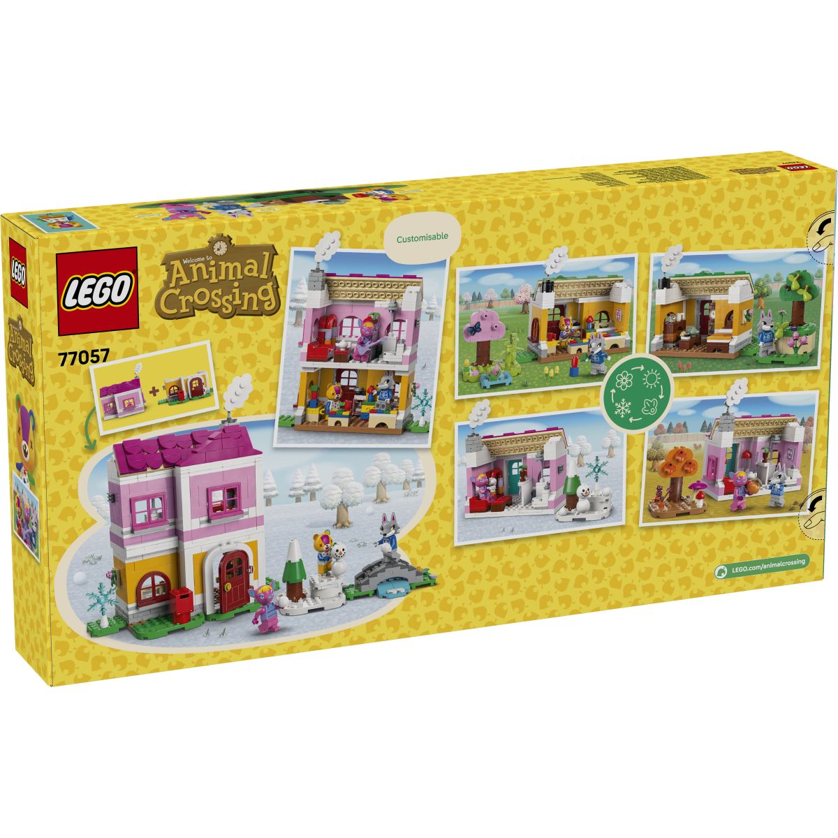 LEGO Animal Crossing  77057 Ustvarjalne hiše: zabava z letnimi časi