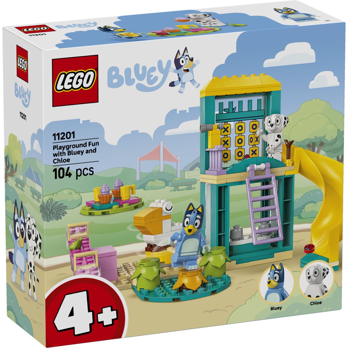 LEGO Bluey 11201 Bluey in Chloe se zabavata na igrišču