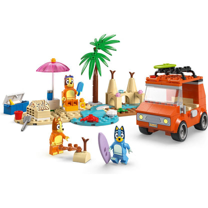 LEGO Bluey 11202 Blueyjina plaža in izlet z družinskim avtomobilom
