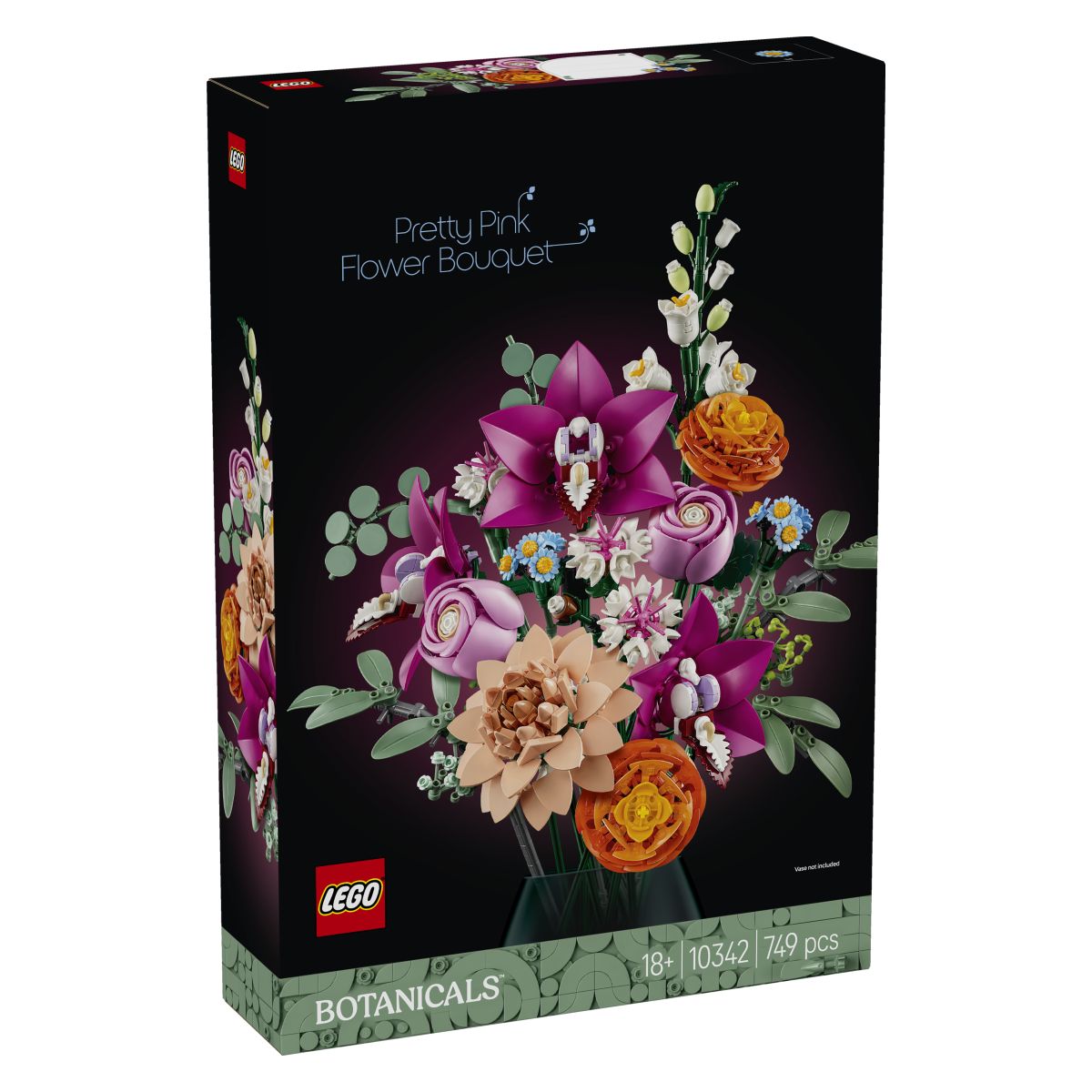 LEGO Botanicals 10342 Čudovit šopek z rožnatimi cvetovi