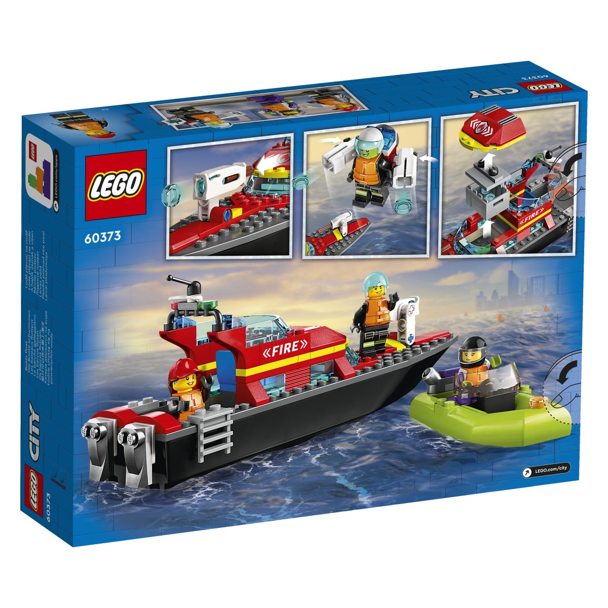 Lego City 60373 Gasilski reševalni čoln
