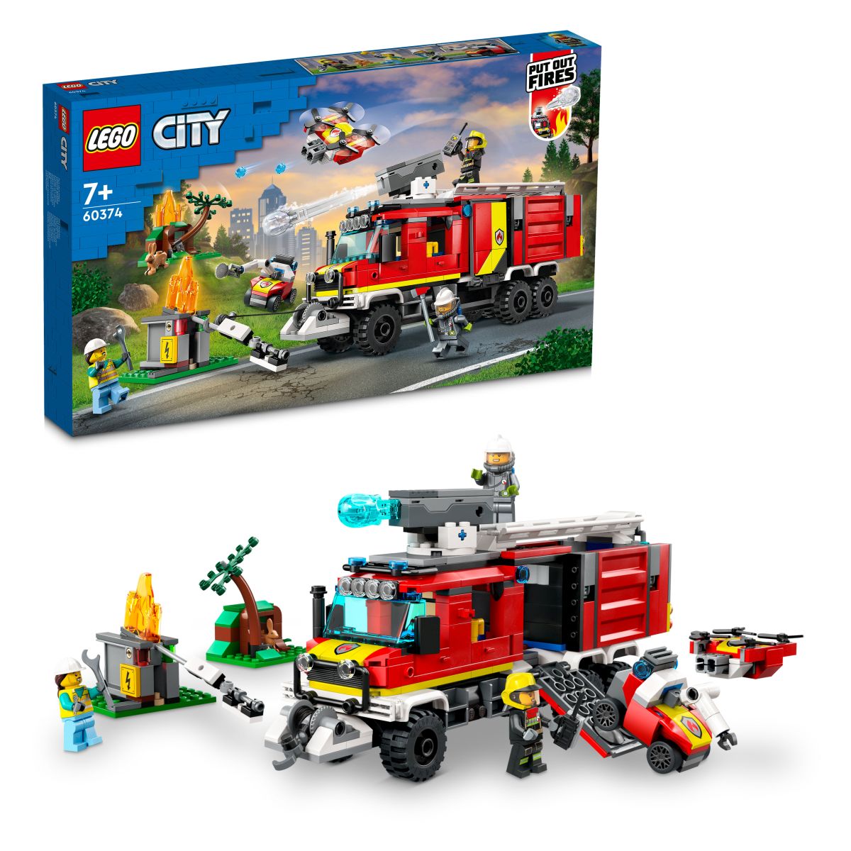 Lego City 60374 Tovornjak gasilskega poveljstva