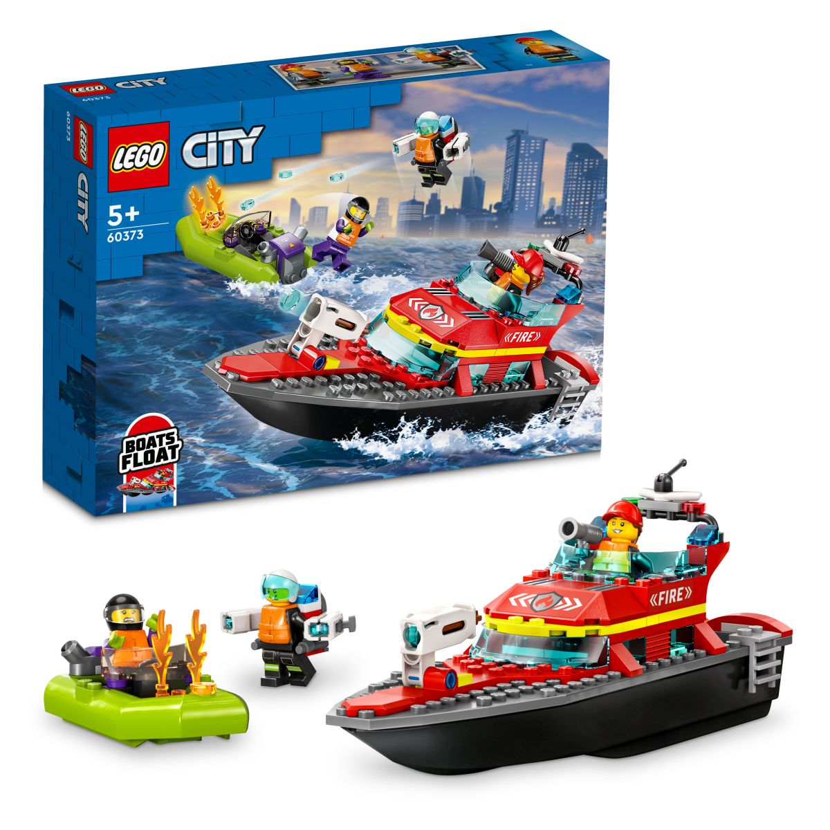 Lego City 60373 Gasilski reševalni čoln