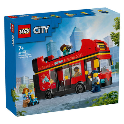 Lego City 60407 Rdeči dvonadstropni turistični avtobus