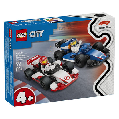Lego City 60464 Dirkalnika Williams Racing F1 in Haas F1