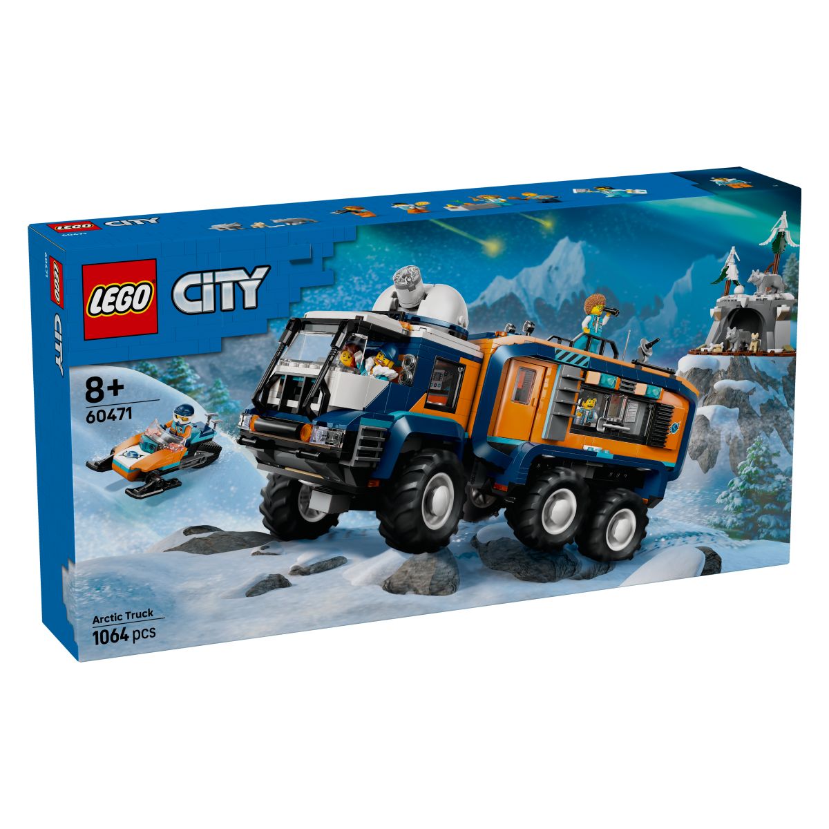 Lego City 60471 Tovornjak z znanstvenim laboratorijem za arktične raziskovalce