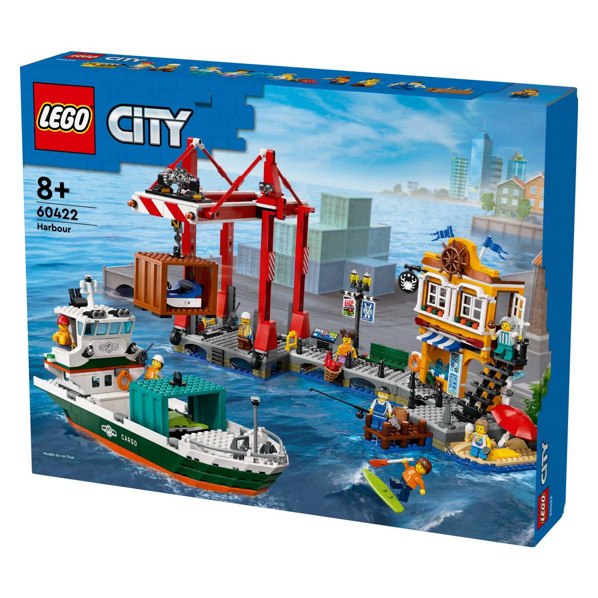 Lego City 60422 Obmorska luka s tovorno ladjo