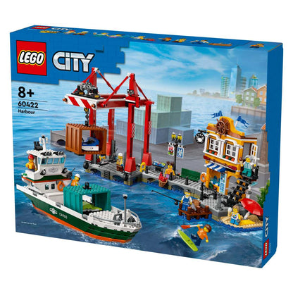Lego City 60422 Obmorska luka s tovorno ladjo