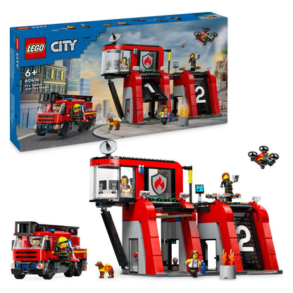 Lego City 60414 Gasilska postaja z gasilskim vozilom