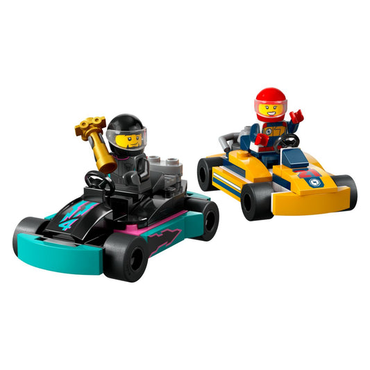 Lego City 60400 Gokarti in dirkalci