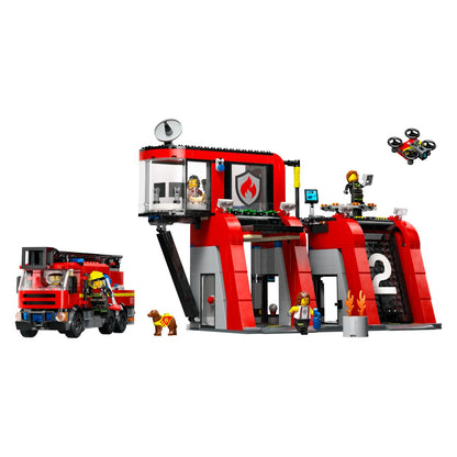Lego City 60414 Gasilska postaja z gasilskim vozilom